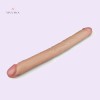 17Inch 43CM Double Ended Dildo Realistic Slim Flexible Double Dong Lesbian Sex In India