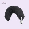 18" Black Fox Tail Plug Metal Plug India