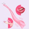 2 in 1 Tongue Vibrator Penis Ring 10 Powerful Vibration Frequencies Clitoris Stimulator Oral Couples Sex Toys India