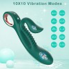 G Spot Rabbit Vibrator Dual Stimulator Adult Toys for Clitoral Nipple Anal with 10×10 Vibration Modes