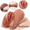 3 in 1 Realistic Textured Mouth Vagina and Tight Anus