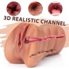 3 in 1 Realistic Textured Mouth Vagina and Tight Anus