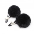 Blush Noir Pom Adjustable Nipple Clamps
