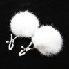 Blush Noir Pom Adjustable Nipple Clamps