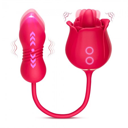 Mabel Tongue Licking & Thrusting Dildo Stimulator