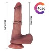 Adjustable Strap-On Harness Kit with 8.3-inch Ultra-Realistic Liquid Silicone Dildo
