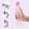 23CM Jelly Realistic Huge Dildo Penis With Curved Dick And Balls Adult Sex Toy India