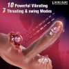 Realistic Thrusting & Vibrating Dildo - 6-in-1 Heated, Suction Cup & Strap-On Adult Toy for Women Realistic Thrusting & Vibrating Dildo - 6-in-1 Heated, Suction Cup & Strap-On Adult Toy for Women
