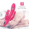 3 in 1 Rabbit Vibrator G Spot Clitoris Stimulation Clit Anal Stimulating Rechargeable