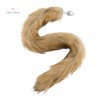 32" Brown Fox Tail Metal Plug India Tail Plug