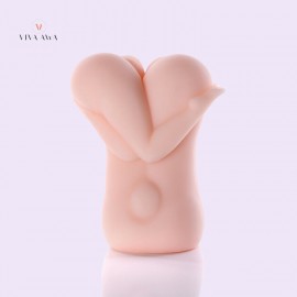 3D Realistic Threesome Masturbation Ass Vagina 4 Hole Sex Toy For Male