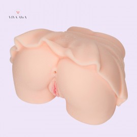 3D Simulation Soft Pussy and Ass Masturbators Adult Male Sex Toy