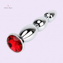 4 Colors Jeweled Plug Stainless Plug India Anal Play