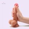 Sex Dildo with a pair of fully round textured balls Sex Toys for Woman 