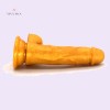 6.9" Golden Dildo With Suction Cup Artificial Penis Adult Sex Toys India