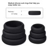 6 Different Size Cock Rings Set India Soft Medical Silicone Penis Ring Set for Men or Couples