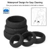 6 Different Size Cock Rings Set India Soft Medical Silicone Penis Ring Set for Men or Couples