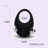 Best Delay Vibrating Clitoris stimulation Cock Ring Sex Toys for Men Black