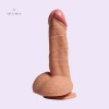 7.9Inch 20CM Super Realistic Dildo Cock Soft Internal Liquid Silicone Female Masturbation Sexy Toy