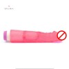 6 Inch Jelly Vibrating Dildo Feel Real Flexible Penis