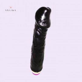 7 Inches Stud Vibrator Black Female Sex Toys