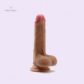 7Inch 18CM Realistic Brown Dildo Sex Toys For Female India