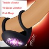 10 Speed Vibrating Penis Ring Cock Ring for Men Adult Sex Toy