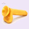 9.3" Golden Dildo With Suction Cup Artificial Penis Adult Sex Toys India