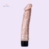 9.3 Inch 24CM Dildo Vibrator India Flesh/Brown