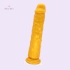 9.5" Golden Dildo With Suction Cup Artificial Penis Adult Sex Toys India