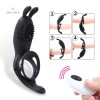 9 Speed Cock Sex Ring Vibrator Couples Dual Vibration Penis Vibrator Ring Sex Toys for Men