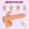 9.8" Thrusting Dildo 360°Rotation 7 Vibration Modes 5 Thrusting 7 Licking Sex Toys for Women