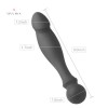 Anal Dildo Silicone Black