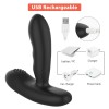 Anal Sex India Prostate Massager Heating 16 Vibration Modes P-Sot Stimulation Vibrating Butt Plug