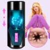 Automatic Fuck 10 Powerful Thrusting Modes Realistic Vagina With Moans India Male Masturbator Sex Toys