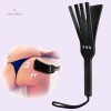 BDSM Sex Spanking Paddles India Sexual Paddle SM Play Soft Leather Black