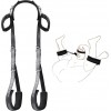 BDSM Toys Set with Handcuffs and Leg Straps Cuffs, Adjustable Wrist Thigh Restraint Ropes and Soft Tie Set