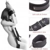 BDSM Toys Set with Handcuffs and Leg Straps Cuffs, Adjustable Wrist Thigh Restraint Ropes and Soft Tie Set