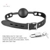 Ball Gag With Nipple Clamps Lock And Key BDSM Bondage Toys