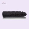 Black Silicone Penis Sleeve Penis Extender Male Enlarger