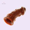 Brown Wolftooth Penis Sleeve Male Sex Toy