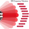 Bullet Vibrator 10 Modes Clitoris Massager Lipstick Vibrator Rechargeable Waterproof Adult Sex Toys India