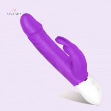 Bunny Vibrator Female Masturbation India G-spot Clitoris Stimulation Waterproof Rechargeable 9 Strong Vibrations