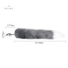 Butt Plug Fox Tail Stainless Steel BDSM India Roleplay Plug
