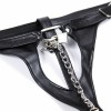 Chastity Belt Female Underwear Locked Leather Device Knickers