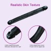 Classic Black Double-Ended Dildo Cock Realistic Penis For Lesbians Men And Women Masturbation