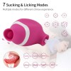 Clitoris Sucker Tongue Vibrator Double Stimulation Clit Sex Toys For Women