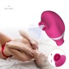 Clitoris Sucker Tongue Vibrator Double Stimulation Clit Sex Toys For Women