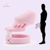 Cock Cage Chastity Cage Silicone Chastity Device Pink 