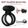 Cock Ring India Double Vibrating Ring Erection Enhancing Sex Toy for Man Couples